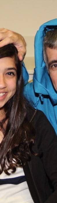 פורים תשע"ד,  אב ובתו – משפחת מלכה